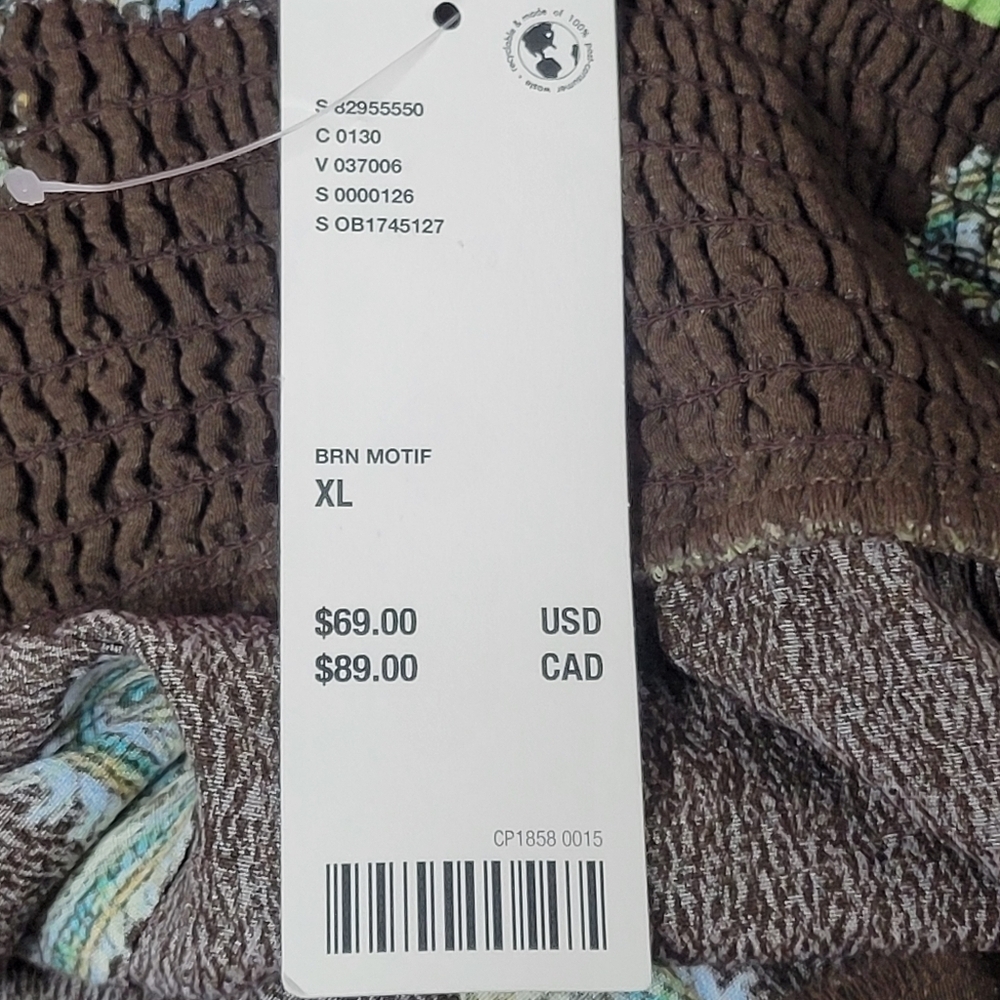 Urban Outfitters NWT Ecote Strapless Midi Dress Size Xl. - Picture 15 of 15